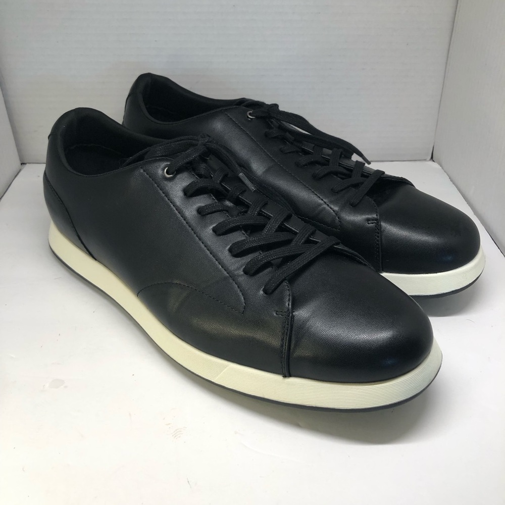 Alfani Men's Benny Lace-Up Sneakers in Black. Size 13 M